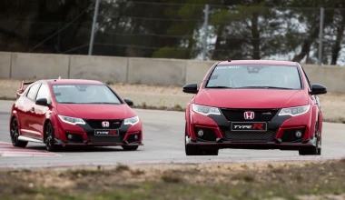 Τα αστέρια της Honda οδηγούν Civic Type R (video)