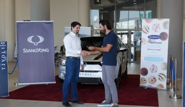 Ο 1ος νικητής παραλαμβάνει ένα νέο SsangYong Tivoli