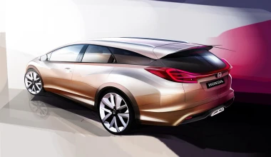 Honda Civic Wagon Concept teaser