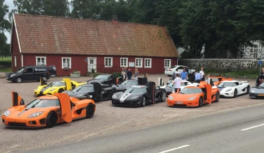 1η συγκέντρωση ιδιοκτητών Koenigsegg (video)