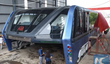 Το πρώτο υπερυψωμένο λεωφορείο στην Κίνα (video)