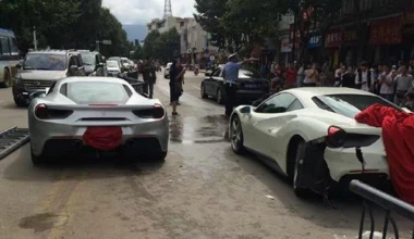 Μια Ferrari 488 GTB τρακάρει άλλη… 488 GTB