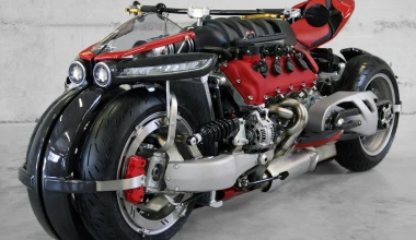 Μοτοσικλέτα με κινητήρα Maserati 470 ίππων (video)