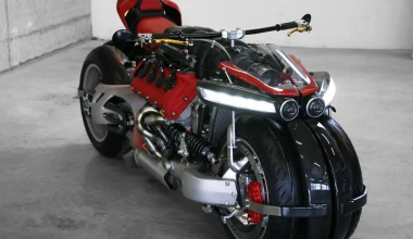 Μοτοσικλέτα με κινητήρα Maserati 470 ίππων (video)