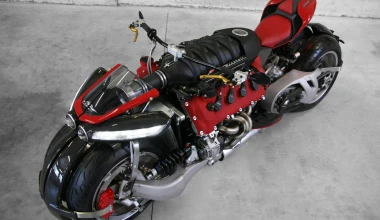 Μοτοσικλέτα με κινητήρα Maserati 470 ίππων (video)