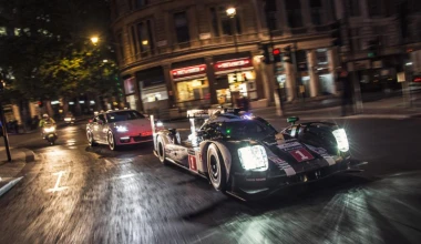 Αγωνιστική Porsche στους δρόμους του Λονδίνου