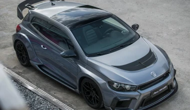 Ένα VW Scirocco… τούμπανο