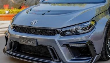 Ένα VW Scirocco… τούμπανο