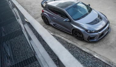 Ένα VW Scirocco… τούμπανο