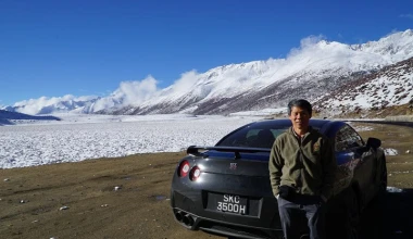 Με Nissan GT-R στο Έβερεστ