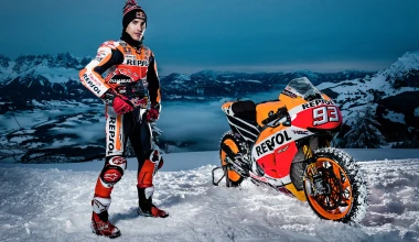 Ο πρωταθλητής του MotoGP στα χιόνια! (vid)