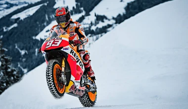 Ο πρωταθλητής του MotoGP στα χιόνια! (vid)