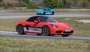 Στις Σέρρες με 911 Turbo, Panamera Turbo, Cayman S, Boxster S και Macan Turbo