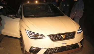 To νέο λογότυπο CUPRA επάνω στο νέο Ibiza