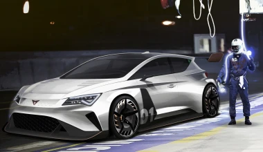 To CUPRA e-Racer πατάει πρώτη φορά πίστα