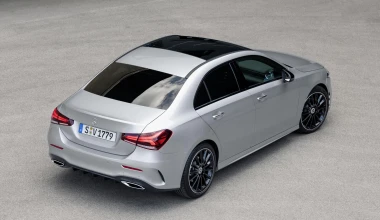 Τιμές και εξοπλισμοί για όλες τις εκδόσεις της A-Class Sedan