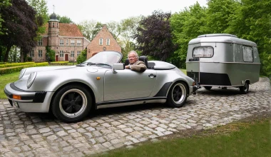 Porsche 911 Carrera 3.2 Speedster με ασορτί trailer