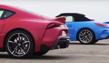 Toyota Supra εναντίον της BMW Z4 (video)