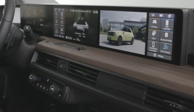 Honda e: Με πέντε έγχρωμες οθόνες υψηλής ανάλυσης! (vid)