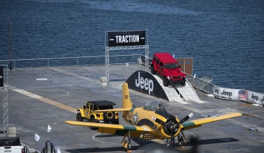 Το νέο pick up της Jeep πάνω σε αεροπλανοφόρο!