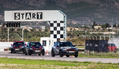Τα MINI John Cooper Works στην πίστα των Μεγάρων