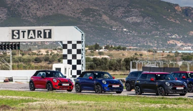 Τα MINI John Cooper Works στην πίστα των Μεγάρων