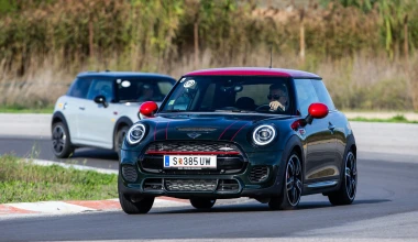 Τα MINI John Cooper Works στην πίστα των Μεγάρων