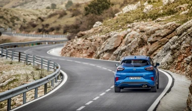 Ford Puma: Το SUV που ενημερώνει όταν υπάρχει ατύχημα μετά τη στροφή