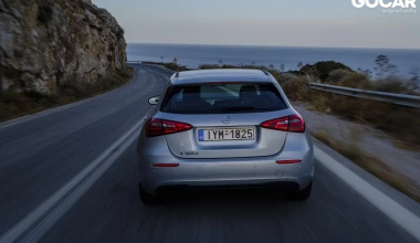 Με την Mercedes Benz A-Class στην Παραλιακή Σουνίου. Στην αφρόκρεμα με την αφρόκρεμα