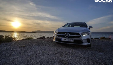 Με την Mercedes Benz A-Class στην Παραλιακή Σουνίου. Στην αφρόκρεμα με την αφρόκρεμα
