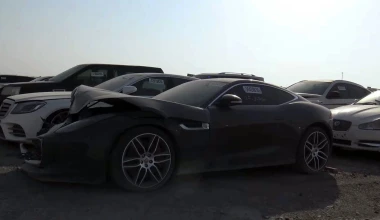 Μια μάντρα γεμάτη παρατημένα supercar και πολυτελή οχήματα (video)