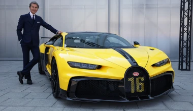 Η Bugatti έβγαλε για test drive την Chiron Pur Sport