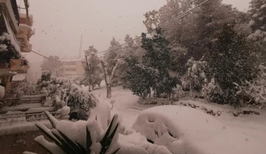 Μήδεια: Η Αθήνα στα λευκά (φωτογραφίες)