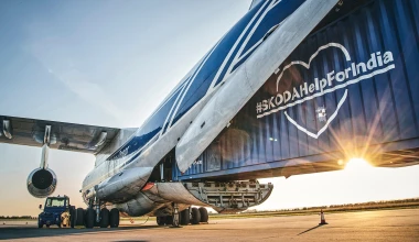 Αποστολή ανθρωπιστικής βοήθειας από τη SKODA στην Ινδία