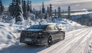 Η BMW i7 σε δοκιμές δυναμικής οδήγησης στον Αρκτικό Κύκλο