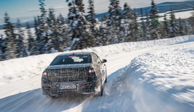 Η BMW i7 σε δοκιμές δυναμικής οδήγησης στον Αρκτικό Κύκλο