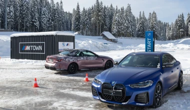 BMW Arena: Κάνουμε drift στα χιόνια με M4 Competition! 