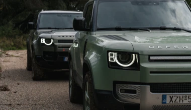 Το Land Rover Defender οργώνει σε off-road διαδρομές στην Ελλάδα 