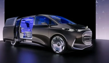 Mercedes-Benz Vision V: Το μέλλον στα van με τηλεόραση 65’’ για τους πίσω επιβάτες!