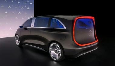 Mercedes-Benz Vision V: Το μέλλον στα van με τηλεόραση 65’’ για τους πίσω επιβάτες!