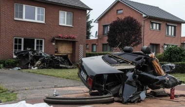 Τρομακτικό ατύχημα με Audi S8 στο Βέλγιο

