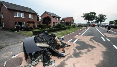 Τρομακτικό ατύχημα με Audi S8 στο Βέλγιο

