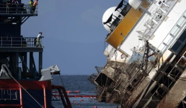 Όρθιο το Costa Concordia