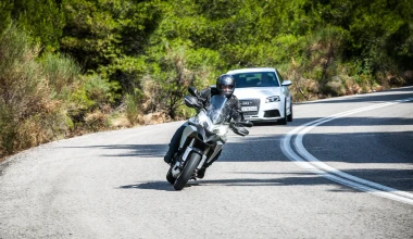 Audi RS3 vs Ducati Multistrada 1200