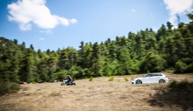 Audi RS3 vs Ducati Multistrada 1200