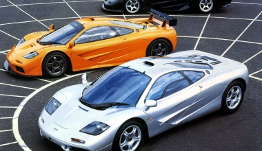 FERRARI F40, McLAREN F1, PORSCHE 959: Icons