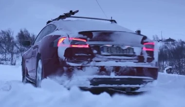 Τα βγάζει πέρα το ηλεκτρικό Tesla στους πάγους;