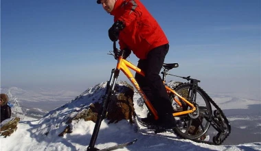 K-Trak: Το χιονοποδήλατο (VIDEO)