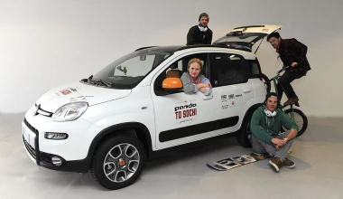 Torino-Sochi με Panda 4x4 Antartica