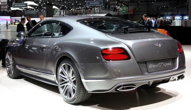 Στη Γενεύη η Bentley Continental GT Speed

